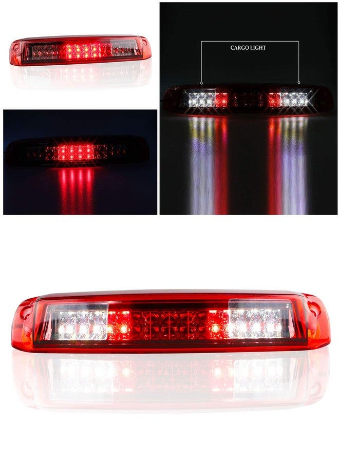 Tresound LED 3rd Third Brake Light for 1999-2006 Chevy Silverado/GMC Sierra Cargo Light High Mount Lamp, Red (Electroplating Housing) - Image 4